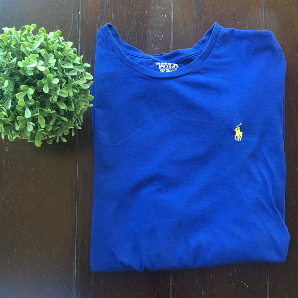 POLO Ralph Lauren custom fit blue tee